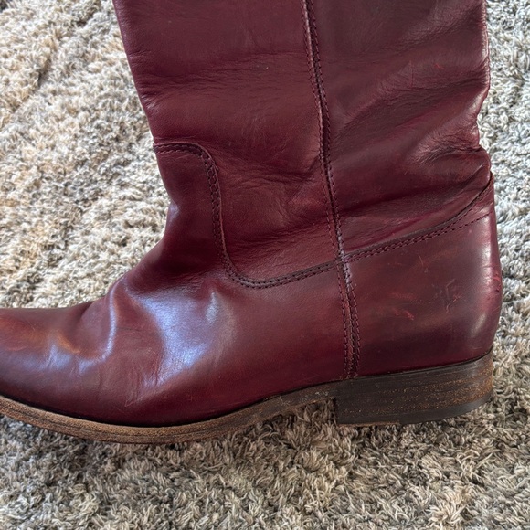 Frye Melissa Button Boot - Bordeaux - Picture 7 of 10